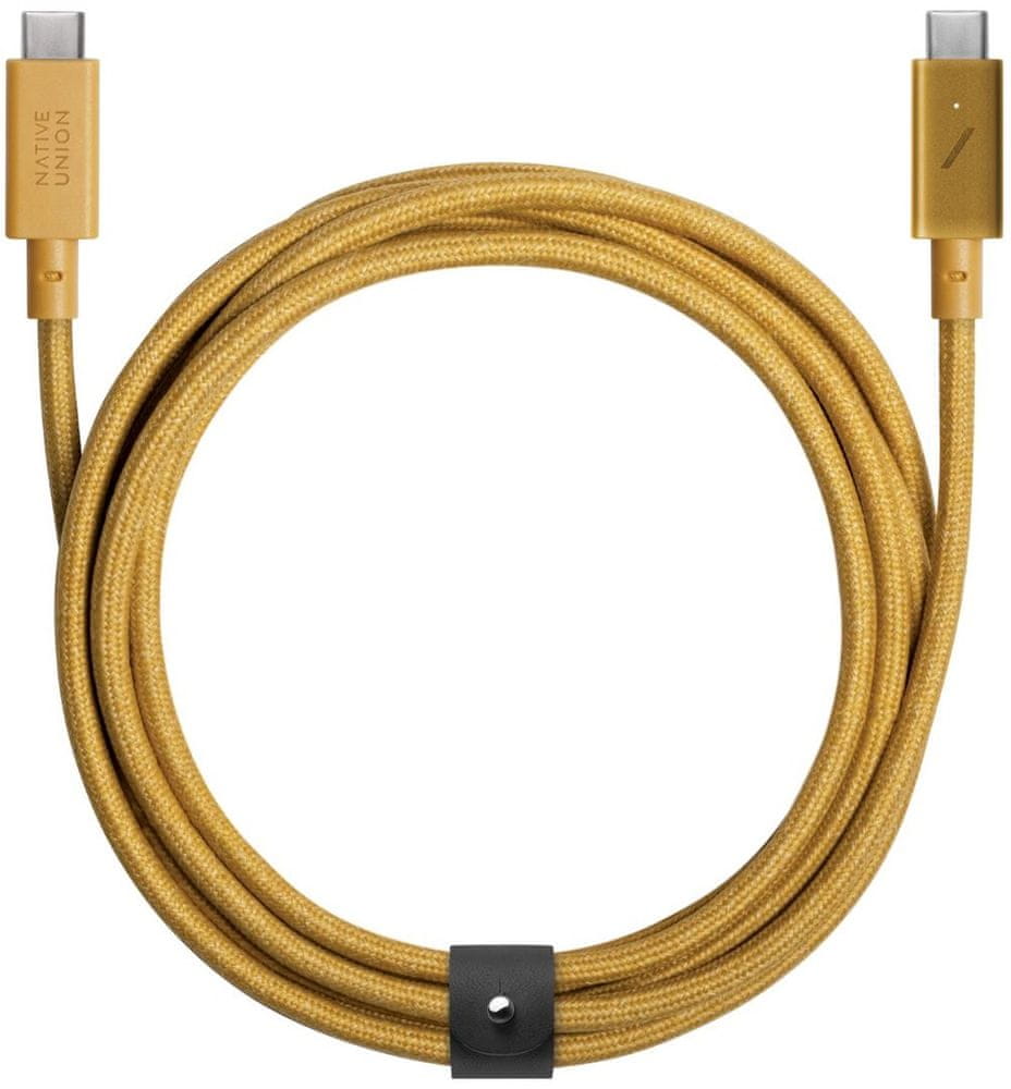 Native Union Belt Cable Pro (USB-C – USB-C) 2,4 m, kraft, BELT-PRO2-KFT-NP